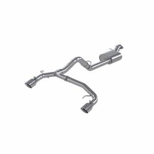 21-Up Ford Bronco 2.3L/2.7L EcoBoost 2/4-Door T304 Stainless Steel 3 Inch Cat-Back Dual Split Rear MBRP