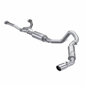 2022-Up Toyota Tundra 3.5L Aluminized Steel 2.5 Inch Dual Cat-Back Single Side Exit MBRP