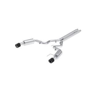 2024-Up For Mustang GT S650 5.0L Armor Pro T304SS 3 Inch Cat-Back Dual Split Rear With CF Tips Street Version MBRP
