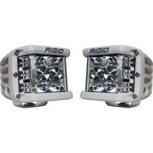 Flood Surface Mount White Housing Pair D-SS Pro RIGID Industries