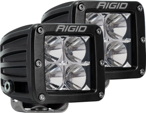 Flood Surface Mount Black Pair D-Series Pro RIGID Industries