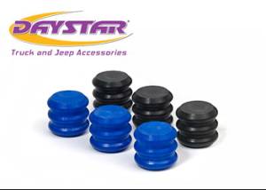 Stinger Bump Stop Rebuild Kit Includes 3 Black EVS Inserts and 3 Blue EVS Inserts Daystar