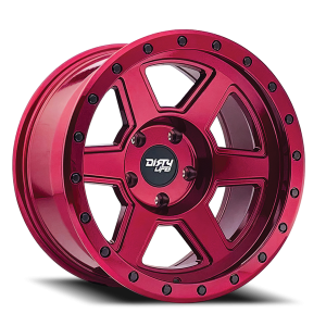 Dirty Life Race Wheels Compound 9315 Crimson Candy Red 18X9 5-139.7 -12Mm 108Mm