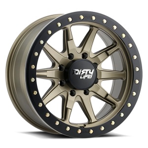 Dirty Life Race Wheels DT-2 9304 Satin Gold 17X9 8-165.1 -12Mm 130.8Mm