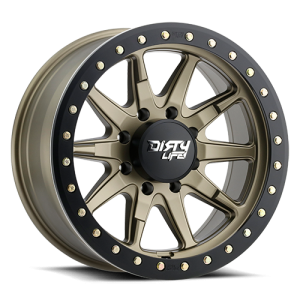 Dirty Life Race Wheels DT-2 9304 Satin Gold 17X9 8-165.1 -12Mm 130.8Mm