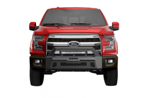Scorpion Extreme Products - F-150 Front Bumper w/LED Light Bar Tactical Center Mount Non Winch 15-17 Ford 150 Scorpion Extreme - Image 4