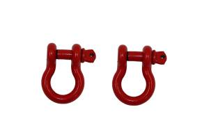 Fishbone Offroad - D Ring 3/4 Inch Red 2 Piece Set Fishbone Offroad - Image 2