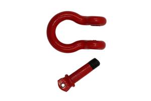 Fishbone Offroad - D Ring 3/4 Inch Red 2 Piece Set Fishbone Offroad - Image 3