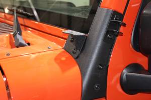 Fishbone Offroad - Jeep JK Windshield Light Bracket 07-18 Wrangler JK Fishbone Offroad - Image 2