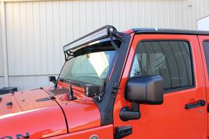 Fishbone Offroad - Jeep JK 52 Inch Light Bar Bracket 07-18 Wrangler JK Fishbone Offroad - Image 3