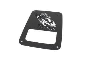 Fishbone Offroad - Jeep JK Tail Light Covers 07-18 Wrangler JK Black Textured Powdercoat Fishbone Offroad - Image 3