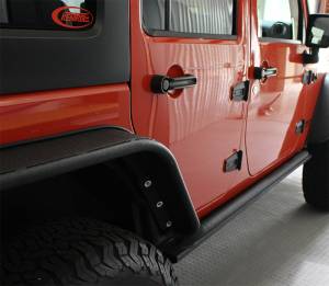 Fishbone Offroad - Jeep JK Rock Slider 07-18 Wrangler JK 4 Door Rubicon Steel Black Textured Powdercoat Fishbone Offroad - Image 3