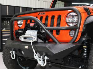 Fishbone Offroad - Jeep JK Front Winch Bumper W/Grille Guard 07-18 Wrangler JK Manowar Series Fishbone Offroad - Image 4