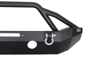 Fishbone Offroad - Jeep JK Front Winch Bumper 07-18 Wrangler JK Full Width Black Powdercoat Fishbone Offroad - Image 2