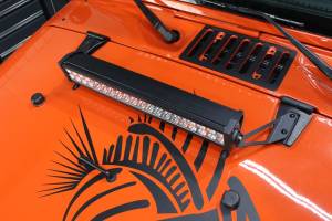 Fishbone Offroad - Jeep JK Hood Light Mount Brackets 07-18 Wrangler JK Fishbone Offroad - Image 5