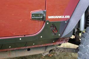 Fishbone Offroad - Jeep JK Rocker Guards Scale Armor 07-18 Wrangler JK 2 Door Fishbone Offroad - Image 4