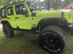 Fishbone Offroad - Jeep JK Rocker Guards Scale Armor 07-18 Wrangler JK 2 Door Fishbone Offroad - Image 5