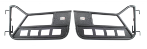 Fishbone Offroad - Jeep TJ Front Tube Doors 97-06 Wrangler TJ Black Textured Powdercoat Steel Fishbone Offroad - Image 1