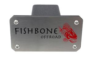 Fishbone Offroad - Hitch Cover For 2 Inch Hitch Black Powdercoated Steel Fishbone Offroad - Image 1