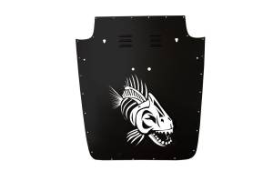 Fishbone Offroad - Jeep TJ Hood Louver 03-06 Jeep Wrangler Black Fishbone Offroad - Image 1