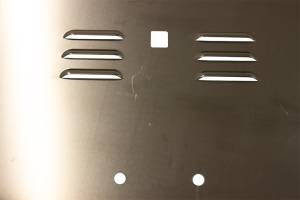 Fishbone Offroad - Jeep TJ Hood Louver Raw Unpainted 03-06 Wrangler TJ Fishbone Offroad - Image 2