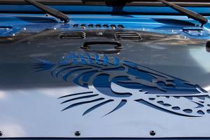 Fishbone Offroad - Jeep TJ Hood Louver Raw Unpainted 03-06 Wrangler TJ Fishbone Offroad - Image 8