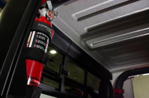 Fishbone Offroad - Fire Extinguisher Holder for Padded Roll Bar Black Fishbone Offroad - Image 5