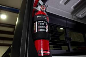 Fishbone Offroad - Fire Extinguisher Holder for Padded Roll Bar Black Fishbone Offroad - Image 6