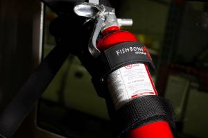 Fishbone Offroad - Fire Extinguisher Holder for Padded Roll Bar Black Fishbone Offroad - Image 12