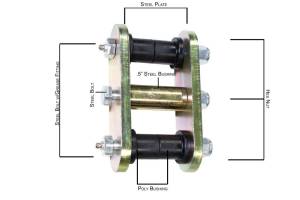 Fishbone Offroad - Front Greasable Shackles 76-86 Jeep CJ-7 Fishbone Offroad - Image 5