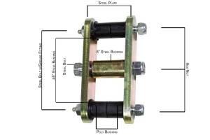 Fishbone Offroad - Front or Rear Greaseable Shackles For 46-75 Jeep CJ-5 Fishbone Offroad - Image 5