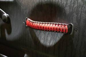 Fishbone Offroad - Wrangler Paracord Door Handles Black/Red for 97-06 Jeep Wrangler Fishbone - Image 4