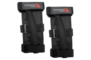 Fishbone Offroad - Paracord Grab Handles w/Three Straps Black Fishbone Offroad - Image 1