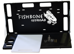 Fishbone Offroad - 6th Gen Ford Bronco, 18-Present Jeep Wrangler JL and 07-18 Jeep Wrangler JK Tailgate Table Fishbone Offroad - Image 1