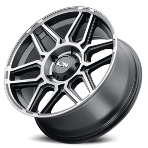 ION Wheels - Cast Aluminum Wheels 146 MB 20x9 Machined Dark Tint Matte Black 6 On 139.7 Bolt Pattern 18 Offset ION Wheels - Image 2