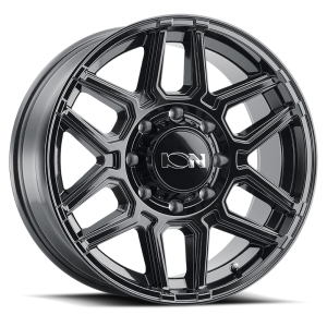 Cast Aluminum Wheels 146 GB 20x9 Gloss Black 8 On 165.1 Bolt Pattern 0 Offset ION Wheels