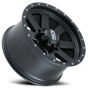 ION Wheels - Cast Aluminum Wheels 134 MB 20x10 Black Beadlock Matte Black 5 On 139.7 Bolt Pattern -19 Offset ION Wheels - Image 2