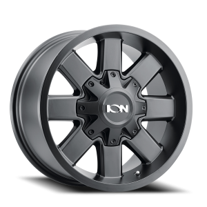 Cast Aluminum Wheels 141 SB 20x9 Satin Black 8 On 180 Bolt Pattern 18 Offset ION Wheels