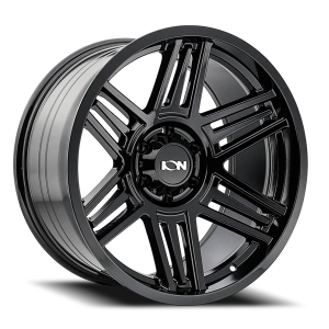 Cast Aluminum Wheels 147 GB 20x9 Gloss Black 8 On 165.1 Bolt Pattern 18 Offset ION Wheels