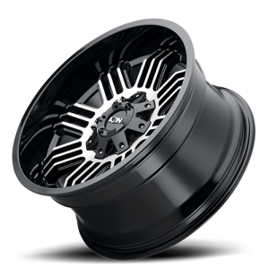 ION Wheels - Cast Aluminum Wheels 144 GB 20x10 Machined Gloss Black 8 On 165.1 Bolt Pattern -19 Offset ION Wheels - Image 2