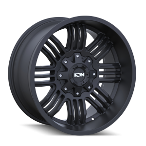 Cast Aluminum Wheels 144 MB 20x9 Matte Black 8 On 180 Bolt Pattern 0 Offset ION Wheels