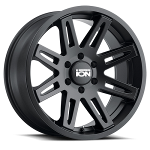 Cast Aluminum Wheels 142 MB 20x9 Matte Black 6 On 139.7 Bolt Pattern 25 Offset ION Wheels