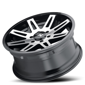 ION Wheels - Cast Aluminum Wheels 142 BK 20x9 Machined Spokes Black 8 On 165.1 Bolt Pattern 18 Offset ION Wheels - Image 2