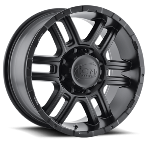 Cast Aluminum Wheels 179 MB 20x9 Matte Black 8 On 165.1 Bolt Pattern 12 Offset ION Wheels