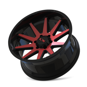 ION Wheels - Cast Aluminum Wheels 143 RD 20x9 Red Machined Face Gloss Black 5 On 139.7 Bolt Pattern 18 Offset ION Wheels - Image 2