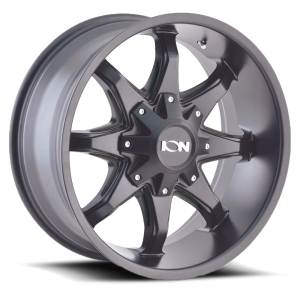 Cast Aluminum Wheels 181 SB 20x9 Satin Black 8 On 180 Bolt Pattern 18 Offset ION Wheels