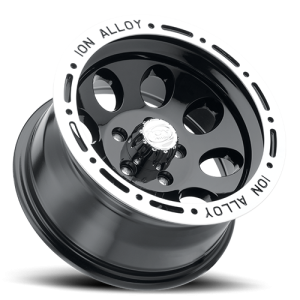 ION Wheels - Cast Aluminum Wheels 174 18x9 Machined Lip Black 5 On 127 Bolt Pattern 0 Offset ION Wheels - Image 2