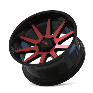 ION Wheels - Cast Aluminum Wheels 143 RD 20x9 Red Machined Face Gloss Black 6 On 139.7 Bolt Pattern 18 Offset ION Wheels - Image 2