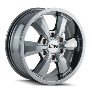 Cast Aluminum Wheels 102 CH 18x8 Chrome Chrome 5 On 130 Bolt Pattern 50 Offset ION Wheels