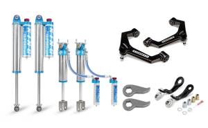Cognito Motorsports - Cognito 3-Inch Elite Leveling Kit with King 2.5 Reservoir Shocks For 11-19 Silverado Sierra 2500/3500 2WD/4WD